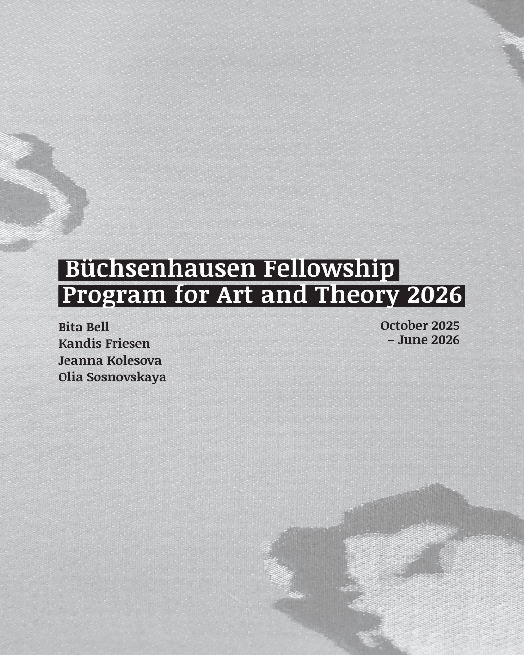 Freitag Ab 16.00 Samstag Ab 10.30 SALON EXPANDEDVI2